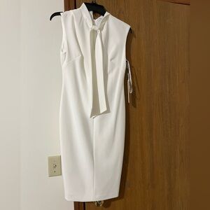 Calvin Klein bow neck dress